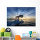Setting Midnight Sun Lights Wall Decal