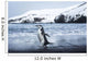 Chinstrap Penguin walking on black volcanic beach on Deception Island Wall Mural