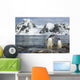 Gentoo Penguins standing Wall Mural