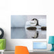 Gentoo Penguin leaps between stones Wall Mural