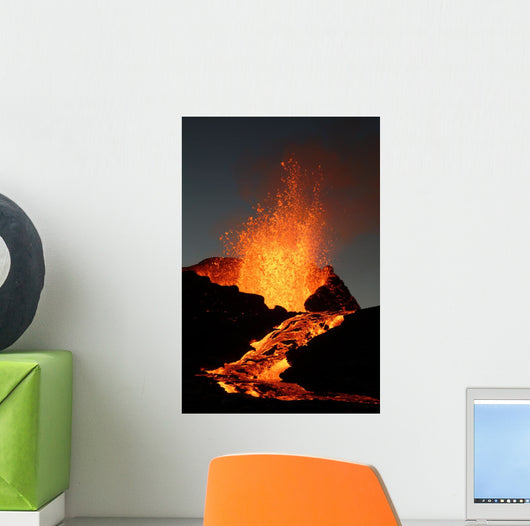 Volcano Wall Mural