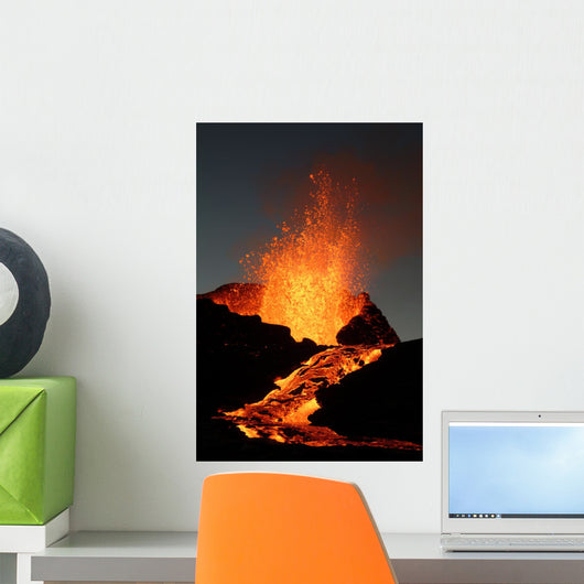Volcano Wall Mural