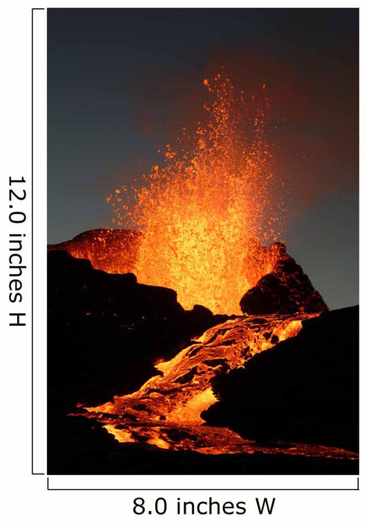 Volcano Wall Mural