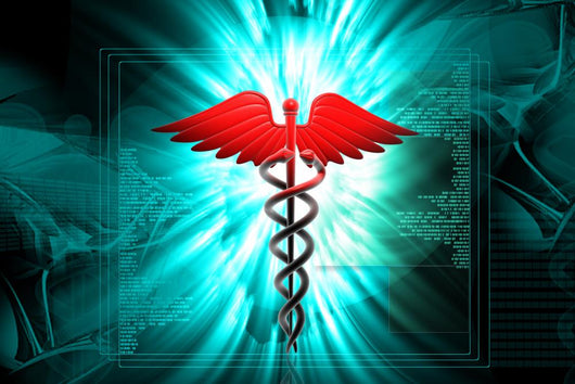 MEDICAL CADUCEUS SIGN Wall Mural