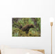 Brown bear cubs sitting by the side of mother Wall Mural