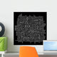 Book Wordcloud Illustration Wall Mural