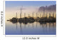 Fog lifting over Auke Bay Harbor, Juneau, Southeast Alaska Wall Mural