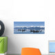 A group of Orca whales come to the surface on a calm day in Lynn Canal Wall Mural