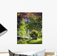 Footbridge in the Japanese Gardens Wall Mural