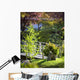 Footbridge in the Japanese Gardens Wall Mural