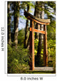 Arch on pathway in the Japanese Gardens Wall Mural