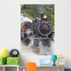Steam locomotive #73 at downtown depot of White Pass & Yukon Route RR Wall Mural