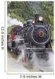 Steam locomotive #73 at downtown depot of White Pass & Yukon Route RR Wall Mural