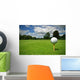 Ball view from golf course Wall Mural