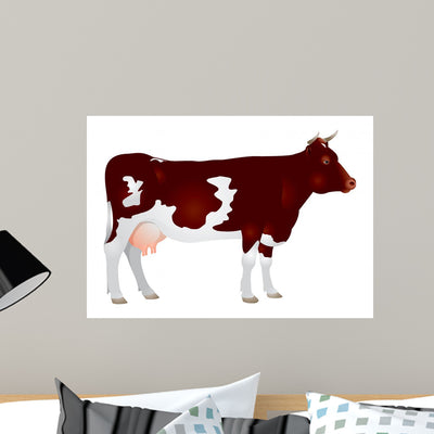 Cow Milk Dairy Cattle shown on a wall