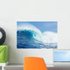 A large ocean wave breaks at the big wave spot know as Jaws or Peahi Wall Mural