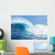 A large ocean wave breaks at the big wave spot know as Jaws or Peahi Wall Mural