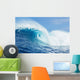 A large ocean wave breaks at the big wave spot know as Jaws or Peahi Wall Mural