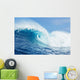 A large ocean wave breaks at the big wave spot know as Jaws or Peahi Wall Mural