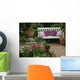 Bench Garden Wall Decal