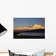 Sunset scenic over Wonder Lake and Mt McKinley Wall Mural