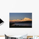 Sunset scenic over Wonder Lake and Mt McKinley Wall Mural