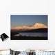 Sunset scenic over Wonder Lake and Mt McKinley Wall Mural