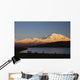 Sunset scenic over Wonder Lake and Mt McKinley Wall Mural