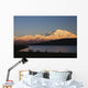 Sunset scenic over Wonder Lake and Mt McKinley Wall Mural