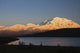 Sunset scenic over Wonder Lake and Mt McKinley Wall Mural