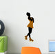 Female Roller Skater Silhouette