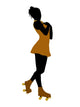 Female Roller Skater Silhouette