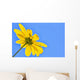 Yellow flower against a blue sky Wall Mural