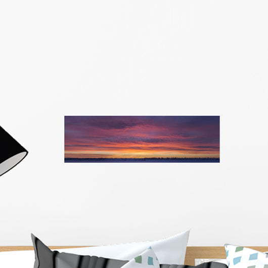 Sunrise clouds over the Porcupine River Wall Mural