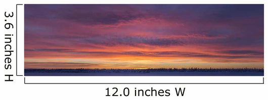 Sunrise clouds over the Porcupine River Wall Mural