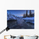 Motion blur of Wheaton River in winter Wall Mural