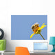 Bee Is Busy Pollenating Wall Decal 1