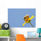 Bee Is Busy Pollenating Wall Decal 1