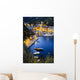 View of the harbour at dusk Wall Mural