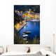 View of the harbour at dusk Wall Mural