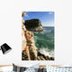 Cliffs along the coastline of the Italian Riviera Wall Mural