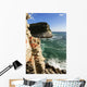Cliffs along the coastline of the Italian Riviera Wall Mural