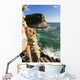 Cliffs along the coastline of the Italian Riviera Wall Mural