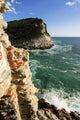 Cliffs along the coastline of the Italian Riviera Wall Mural