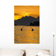 Sea Kayaking on a sublime evening Wall Mural