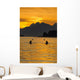 Sea Kayaking on a sublime evening Wall Mural