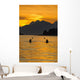 Sea Kayaking on a sublime evening Wall Mural