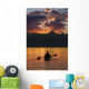 Sea Kayaking on a sublime evening Wall Mural