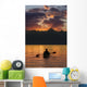 Sea Kayaking on a sublime evening Wall Mural