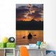 Sea Kayaking on a sublime evening Wall Mural